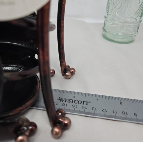 Deco Flair Cute Dog Patina Copper Wine Holder 13x6x4 (with a bottle) Flop Ears - Picture 13 of 13